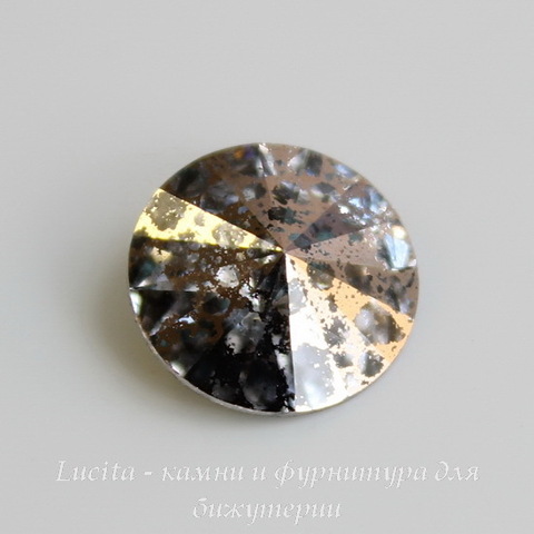 1122 Rivoli Ювелирные стразы Сваровски Crystal Rose Patina (12 мм) ()