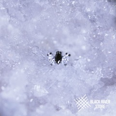 3K Marquise Mini 2L Black & Crystal