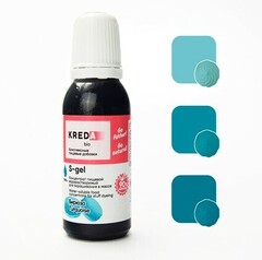 Краситель гелевый концентрат Бирюза 20 г Kreda-Bio