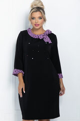 Платье Жемчужина (черно-сиреневое) П11422 LT Collection