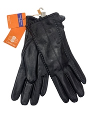 Перчатки. Женские. Материал верха: Кожаные. Подклад: Плюш-флис.5 шт в упаковке.