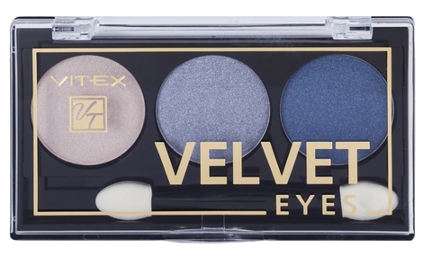 Velvet Eyes Тени компактные для век тон 05 Indigo 3г Витекс