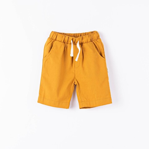 Cotton shorts - Amber Yellow