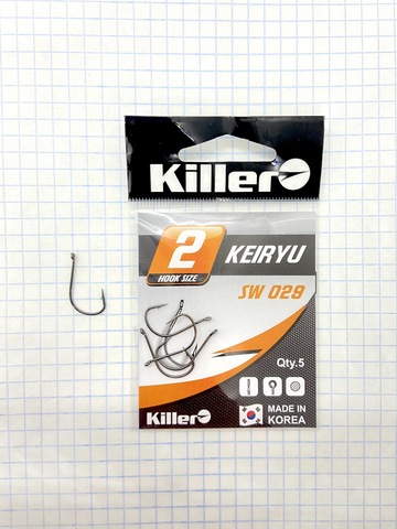 Крючок KILLER KEIRYU № 2 продажа от 10 шт.