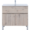Aquanet 303912 Компл.2 - Тумба Алвита new 90 напольная 1 ящ., 2 дв. цв.дуб веллингтон белый (303912)