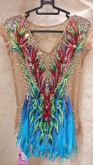 Купальник для художественной гимнастики б/у р.32