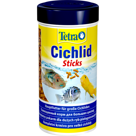 Tetra Cichlid Sticks (палочки) Основной корм для цихлид и других крупных рыб 500мл