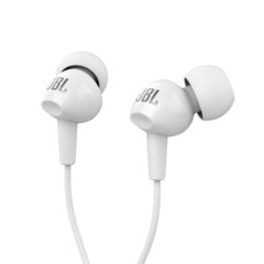 Наушники JBL C100SIU White, внутриканальные