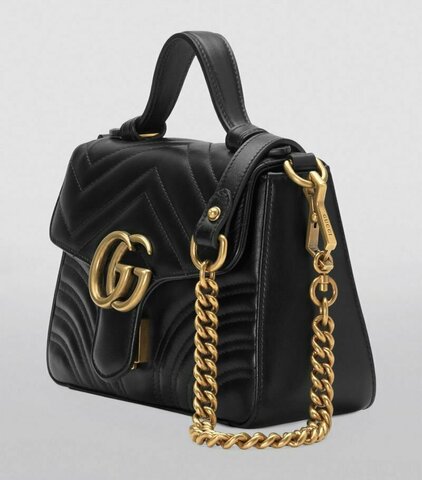 Мини-сумка женская Gucci GG Marmont черный