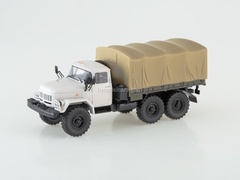 ZIL-131 flatbed truck with awning white-beige Our Trucks #8 (limited edition)