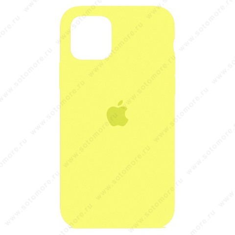 Накладка Silicone Case для Apple iPhone 11 светло-желтый
