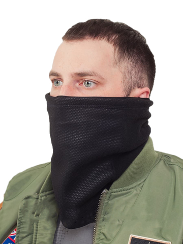 Шарф-труба Thermo Flex двойной флис (черный)