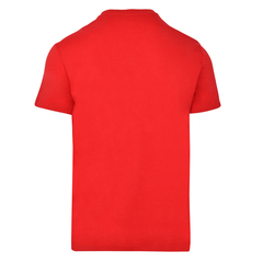 Теннисная футболка Lacoste Men's Crew Neck Pima Cotton Jersey T-shirt - red
