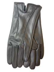 Yongsheng.Эко кожа. Подклад плюш-флис. Перчатки.Женские.10 шт в упаковке.