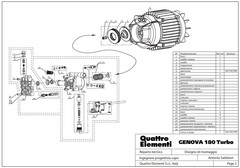 Держатель QUATTRO ELEMENTI GENOVA 180 Turbo сетевого шнура  (242-342-006)