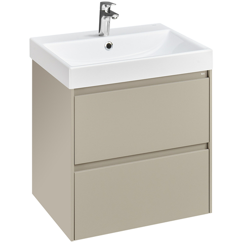Roca A857613510 Roca   A857613510 ONA модуль для раковины 600 мм, 585x450x565 мм, с 2 ящиками, бежево-серый матовый