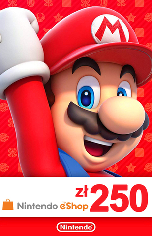 Nintendo eShop Store Poland: Карта оплаты 250zl [Цифровой код доступа]