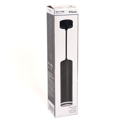 Подвесной светильник Feron ML1708 35W MR16 черный 55*200