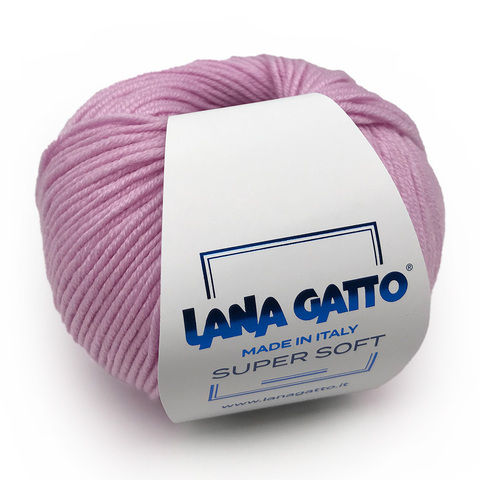 Пряжа Lana Gatto Super Soft 05285 роза (уп.10 мотков)