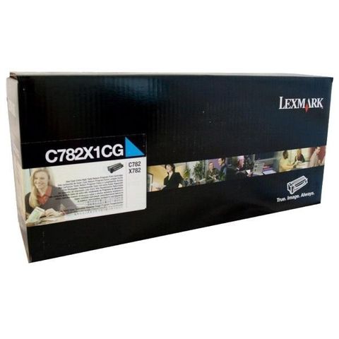 Картридж для принтеров Lexmark C782 синий (cyan). Ресурс 15000 стр (C782X1CG)