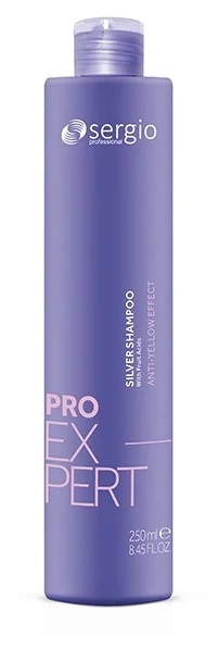 Шампунь Sergio Professional Anti-Yellow Effect Silver Shampoo для светлых волос 250 мл