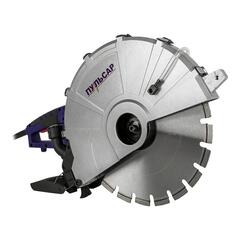 Резчик электрический ручной ПУЛЬСАР РЭР 355-2600 (2600Вт, 355х25,4мм, БЕЗ ДИСКА, пропил 125 мм, 13.6 кг)