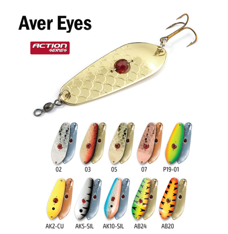 Блесна колеб. Akara Action Series Aver Eyes 70 21 гр. 3/4 oz. 02