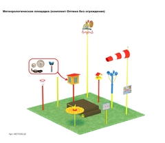 Метеорологическая площадка (комплект Оптима без ограждения)