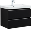 Aquanet 329596 Тумба Вега 70 2 ящ. цв.черный (329596)