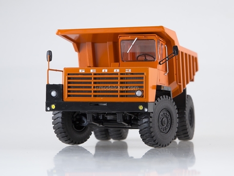 BELAZ-540A Dumper 5 grille crossbars orange 1:43 Dealer models BELAZ