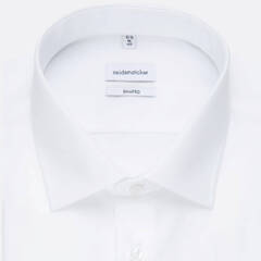 Сорочка Seidensticker Shaped Fit 01.021005-01 из поплина белая, удлиненный рукав