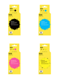Комплект картриджей T2 IC-H655_MP для HP Ink Advantage 3525, 4615, 5525, 6525: черный, голубой, пурпурный, желтый