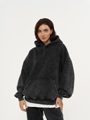 Худи утеплённое garment dye