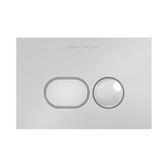 VitrA 740-2180 Liquid Панель смыва, металлическая, хром фото