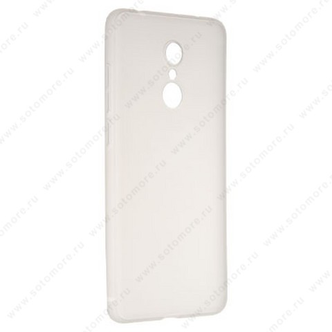 Накладка силиконовая Soft Touch ультра-тонкая для Xiaomi Redmi 5 белый