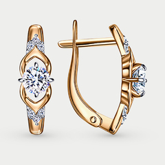 Серьги золотые