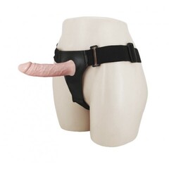 Полый страпон с вибрацией (фаллопротез) 15.5 Х 4.2