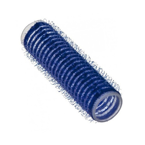 Бигуди-липучки синие 15 мм, Sibel, 12 шт