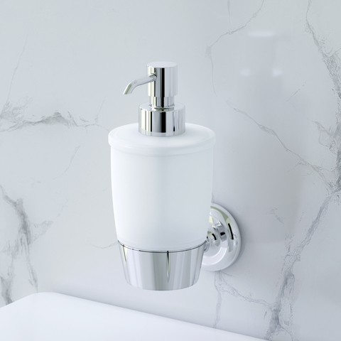 Стеклянный диспенсер для жидкого мыла с настенным держателем AM.PM LIKE - A8036900