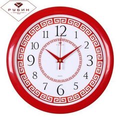 Часы 21 Век настенные 6026-284 Красные