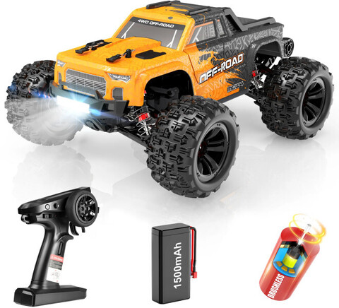 Радиоуправляемый внедорожник MJX Hyper Go 4WD Brushless MEW4 Truck 1:16 - MJX-M163 Полноприводный джип для дрифта, монстр-трак