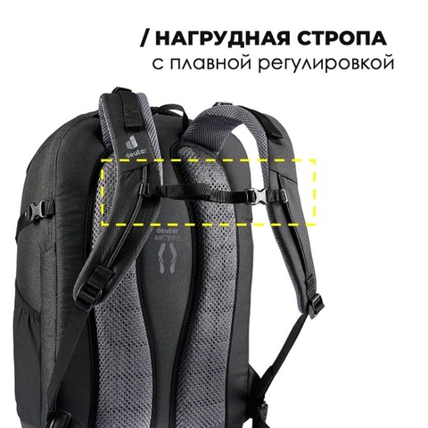Картинка рюкзак городской Deuter Gigant black - 7