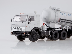 KAMAZ-54112 with semitrailer-cement TC-11 white 1:43 Start Scale Models (SSM)