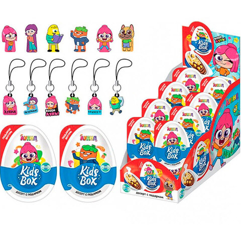 ЛУАНА KIDS BOX Десерт с подарком 1кор*6бл*16шт, 20гр