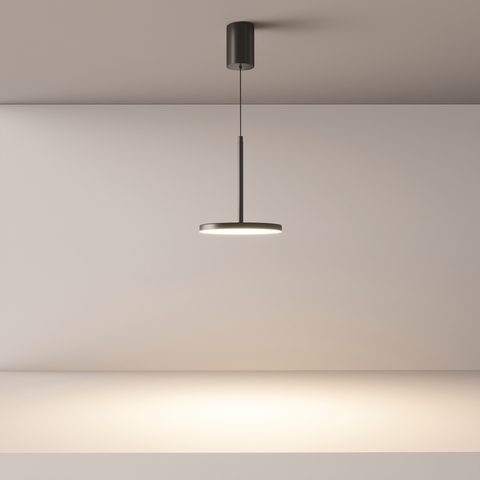 Подвесной светодиодный светильник Maytoni Plato P076PL-L12W3K-B