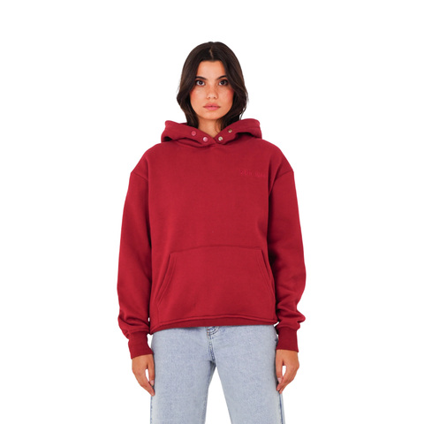 Printed Gothic Logo Sweatshirt Bordeaux