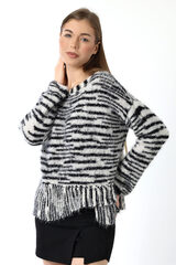 МК Джемпер Зебра, из пряжи FORESTA от O’YARN