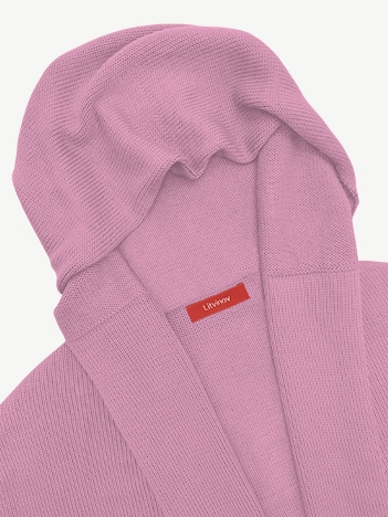 Кардиган с капюшоном из экохлопка