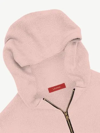 Толстовка на замке из шелка