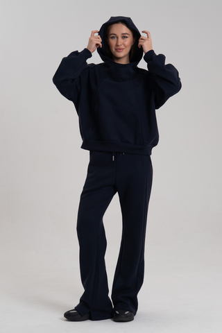 Костюм худи + брюки клёш